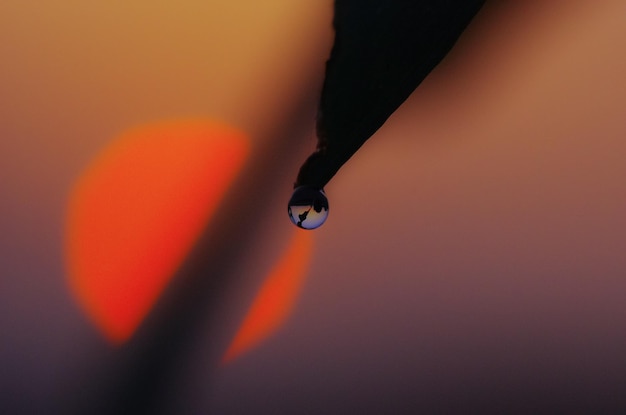 Photo close-up of orange wall