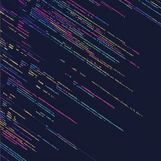 Photo a closeup of code snippets in python javascript and c