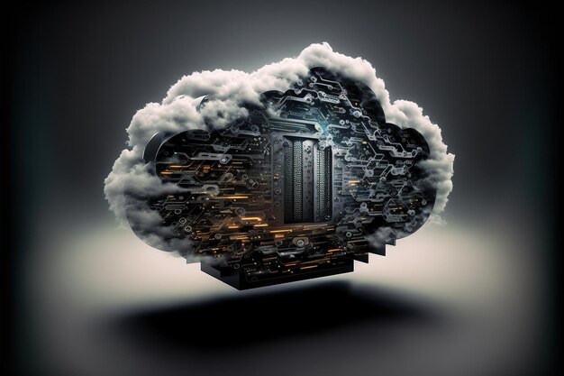 Photo cloud computing concept