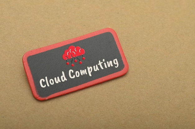Photo cloud computing symbol understanding the icon and its significance in modern technology