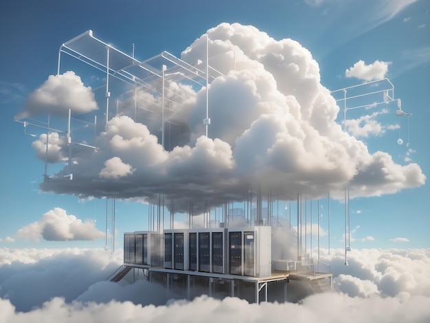 Photo cloud computing technology green technology