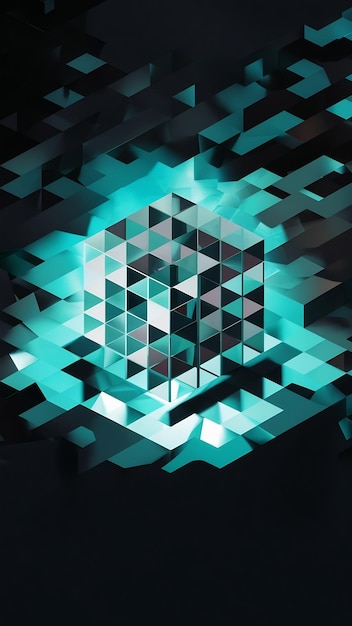 Photo cloud concept with cube