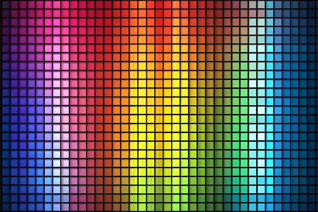 colorful abstract gradient square pattern background