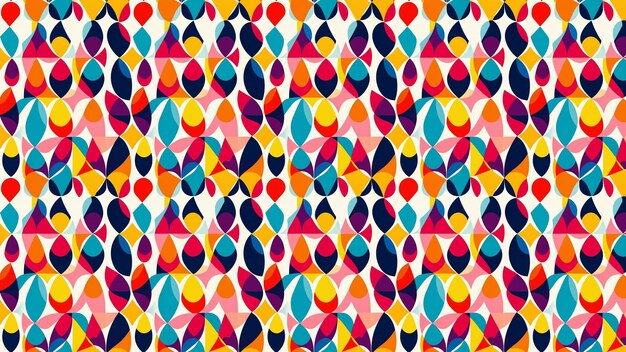 Photo colorful geometric pattern