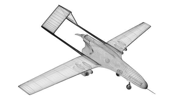 Photo combat drone 3d model