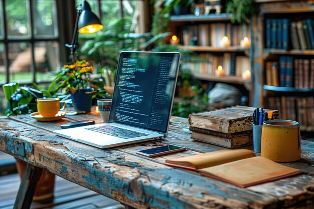 Photo compute technology programmer software develop program coding website screen