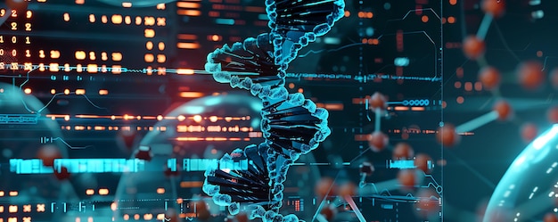 Photo a computer screen with a blue background with a spiral in the middle