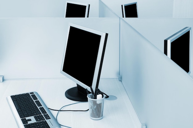 Photo computers on a desk