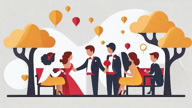 Photo creating memorable weddings