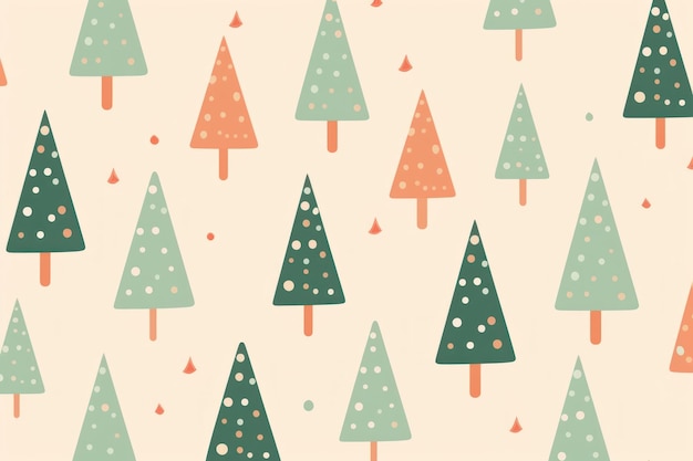 Photo cute christmas tree wallpaper pattern shape backgrounds