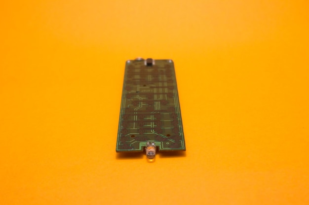 Photo damaged remote pcb board