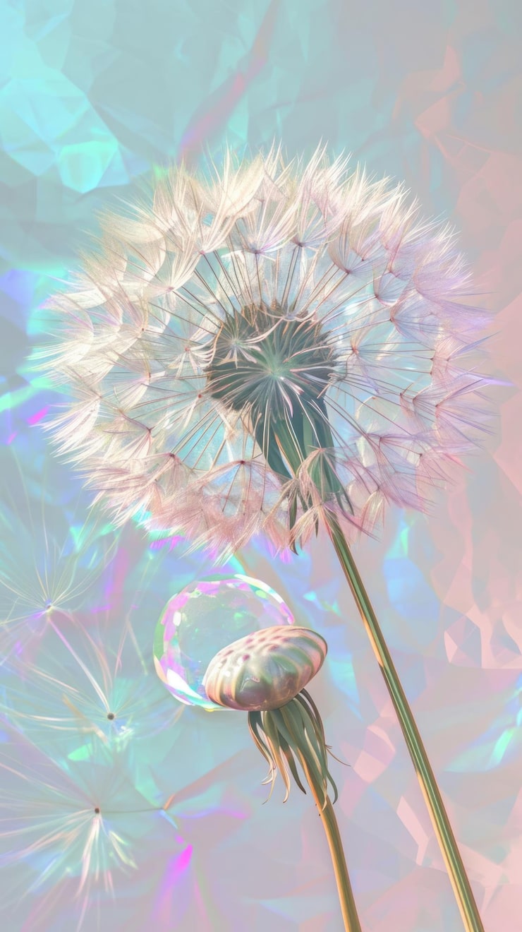 Photo dandelion flower plant inflorescence