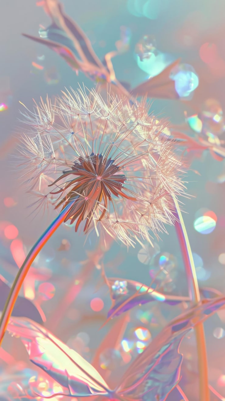 Photo dandelion flower plant inflorescence