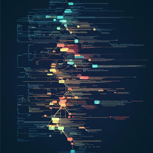 Photo a detailed view of git blame showing which developers made changes to each line of code