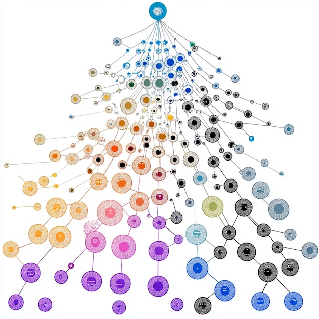 Photo a diagram illustrating the use of clustering algorithms like kmeans in data mining