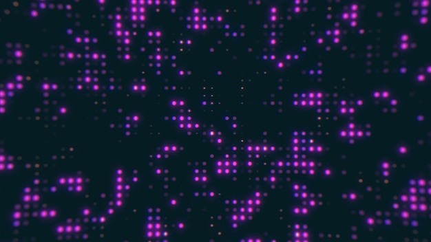 digital background multicolored squares and dots and circle abstract gradient background