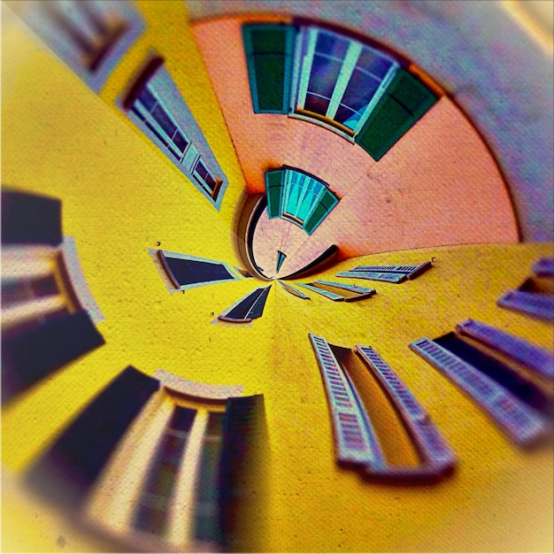 Photo digital composite image of buildings