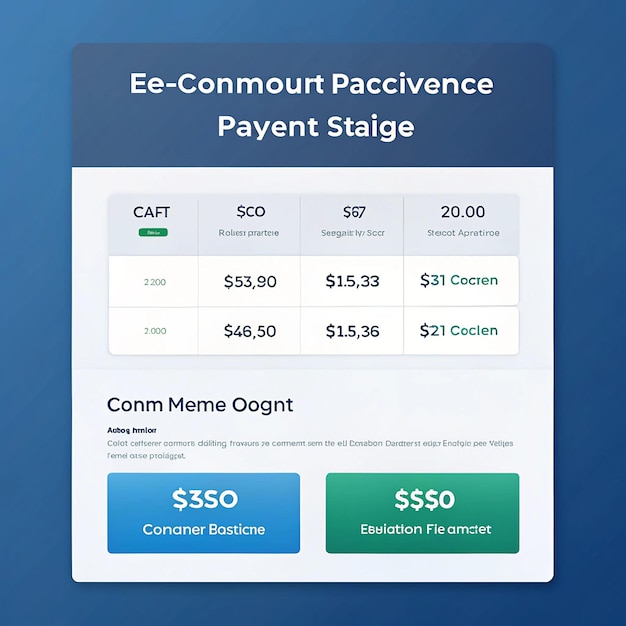 Photo ecommerce website payout page template design for web development uiux focused web design