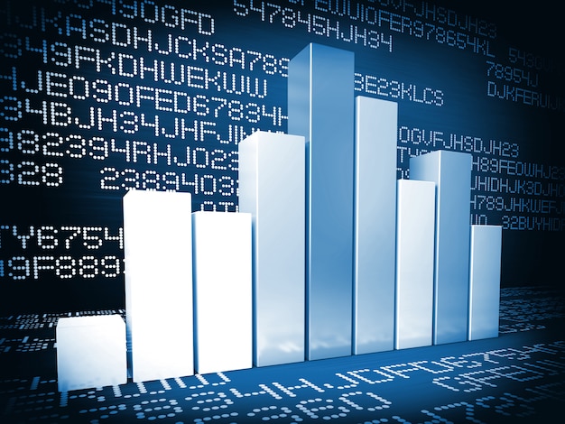Photo financial graph