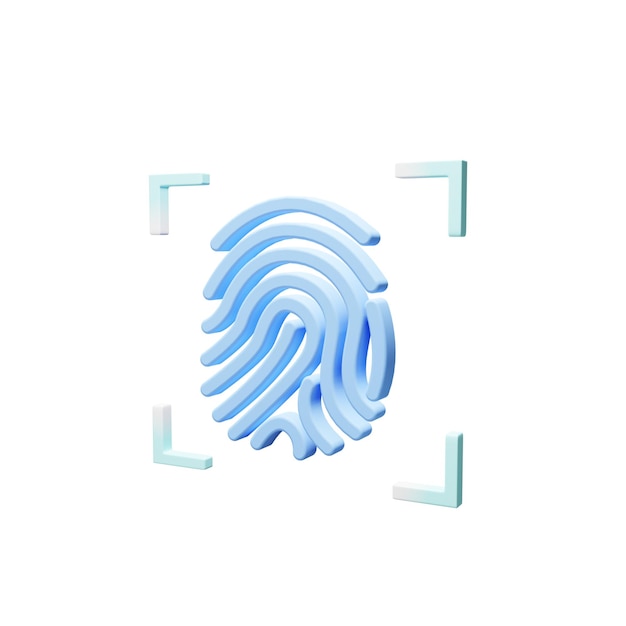 Photo finger 3d icon