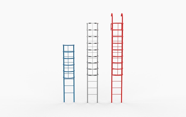 Photo fire escapes 3d model