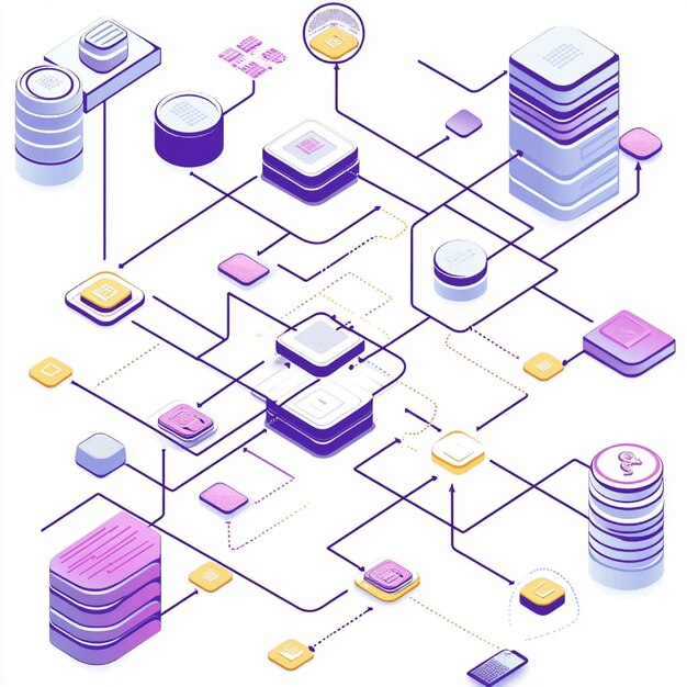 Photo a flowchart of how an sql database processes queries and returns data to users