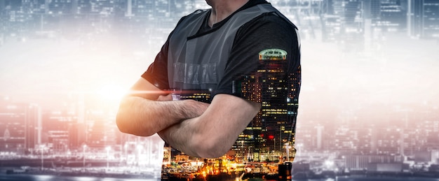 Photo future building construction engineering project.