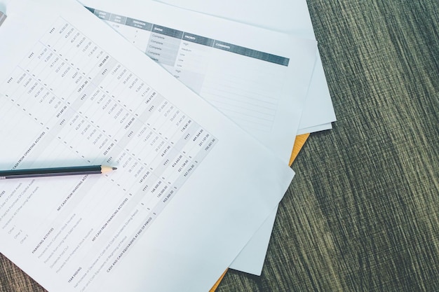 Photo high angle view of pen on table