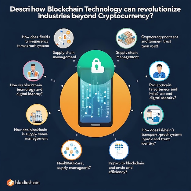 Photo the impact of blockchain technology beyond cryptocurrency