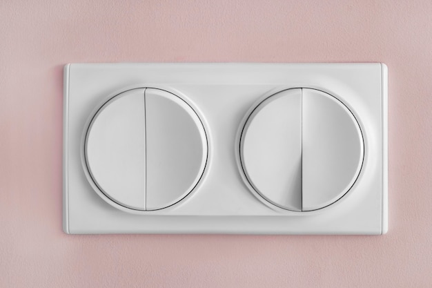 Photo light switch buttons