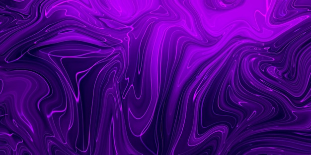 Photo liquid purple art painting abstract colorful background with color splash and paints modern art