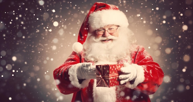 Photo man xmas beard happiness aged old holiday smile christmas winter new snow santa red