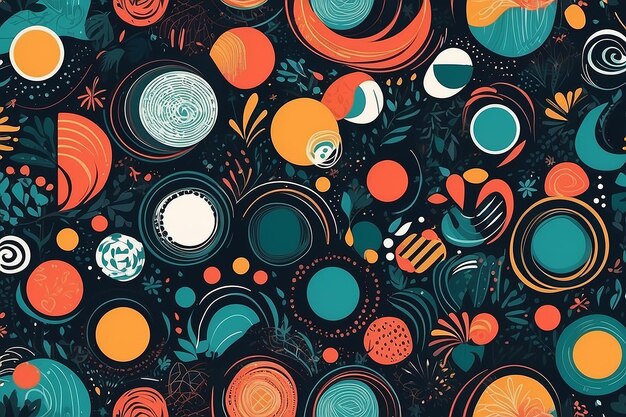 Photo minimalist trendy abstract pattern modern vector template for design