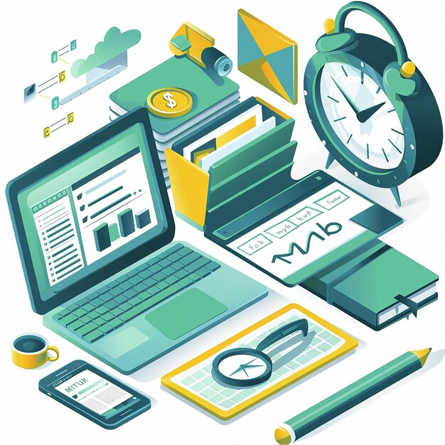 Photo modern technology icon