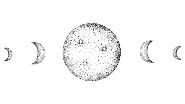 Photo moon phrase png spiritual illustration transparent background