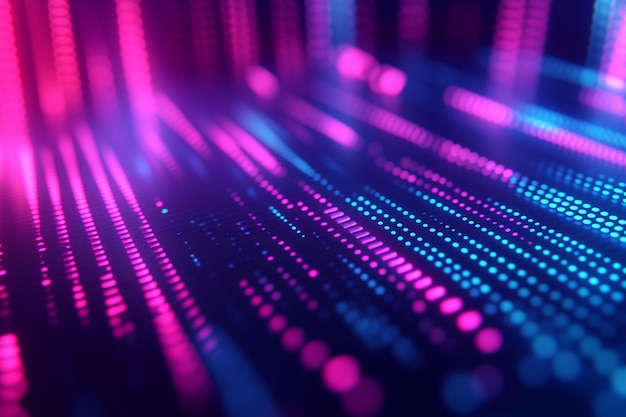 neon digital computer texture background with hightech style