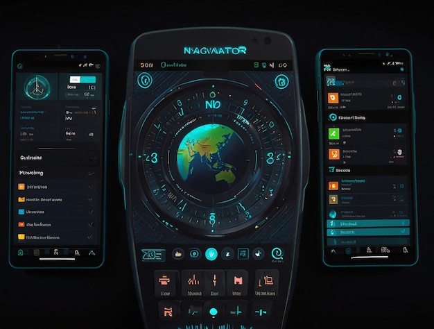 Photo neoneon navigator