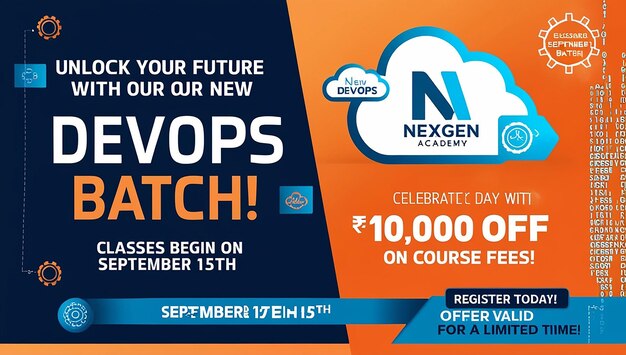 Photo new devops generation background