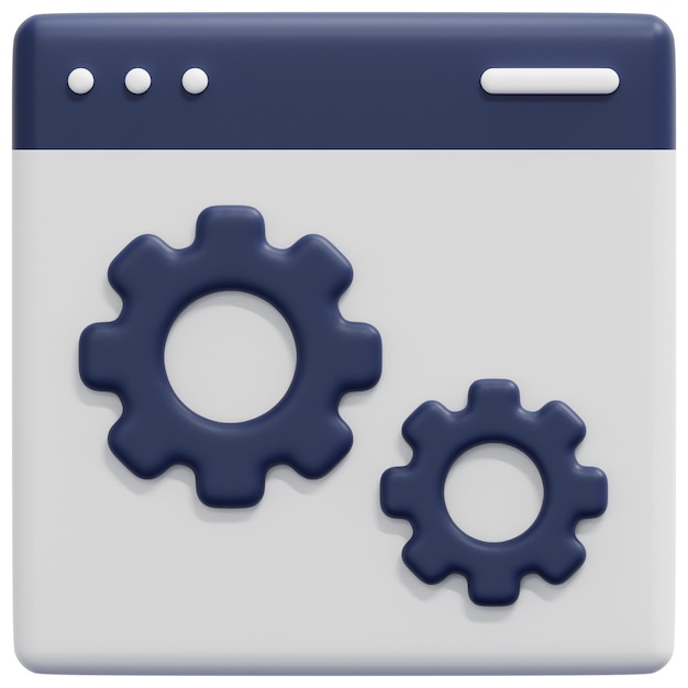 Photo optimization 3d render icon illustration