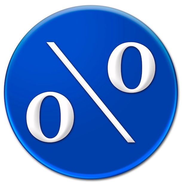 Photo per cent symbol