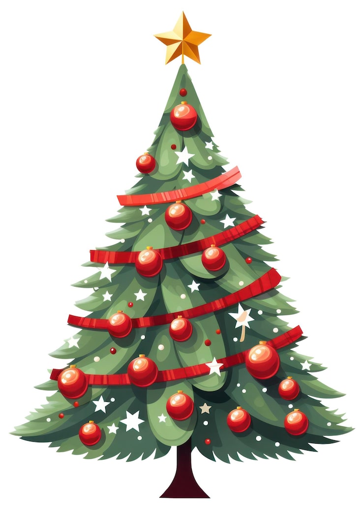 Photo png christmas tree plant white background anticipation