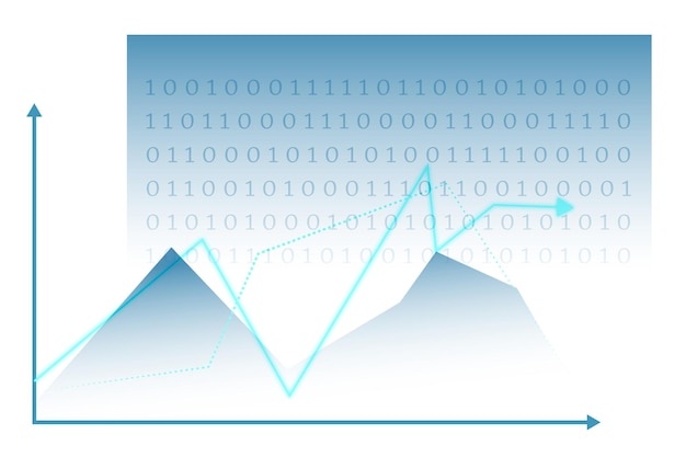 Photo png data analysis graph element transparent background