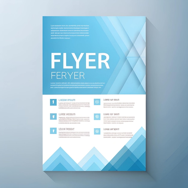 Photo a poster for fly flight is displayed on a blue background