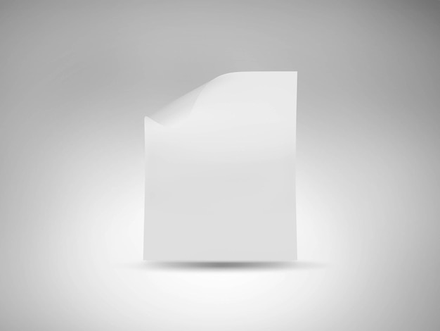 Photo poster to stick on white background