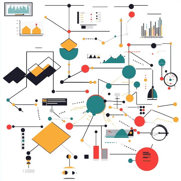 Photo a predictive analytics workflow diagram outlining data preprocessing model training and evaluatio