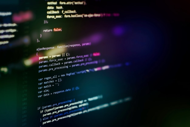 Photo project managers work new idea. www software development. mobile app developer. innovative startup project. website programming code. it business.