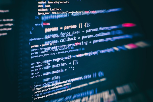 Photo project managers work new idea. www software development. mobile app developer. innovative startup project. website programming code. it business.