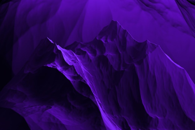 Photo purple mountain relief violet rock rock formation futuristic abstract 3d render