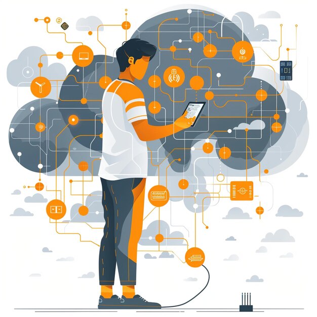 Photo quantitative analyst tech journalist a illustration