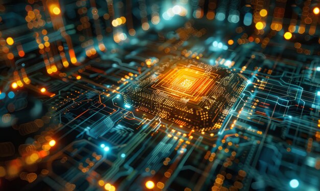 Photo quantum computing revolutionizing data processing with unprecedented speed and computational power unlocking new frontiers in technology